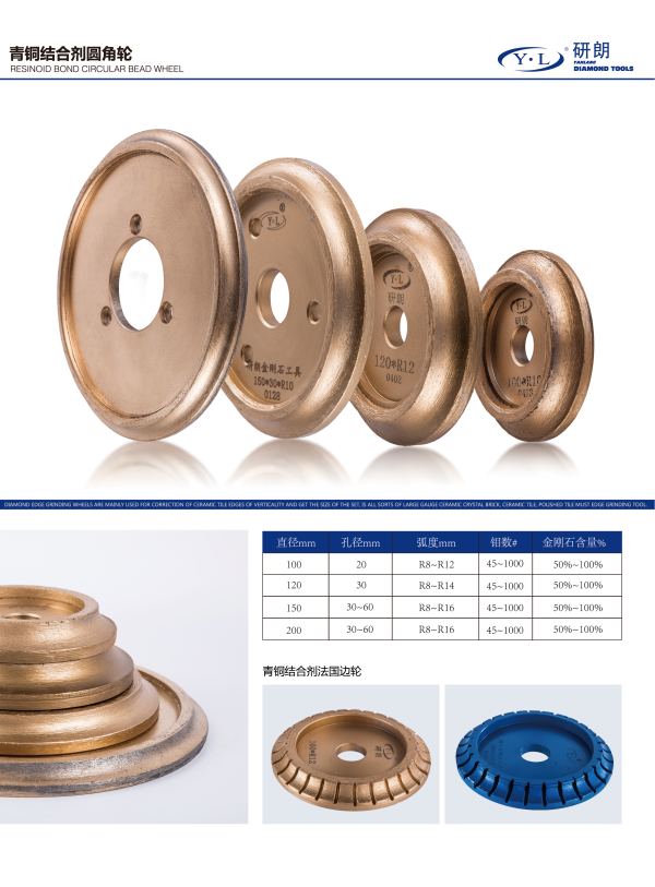 RESINOID BOND CIRCULAR BEAD WHEEL